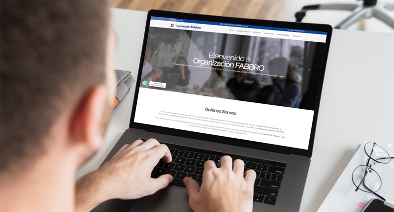 Captura de escritorio del proyecto Organización Fabbro